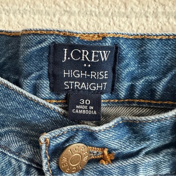 J crew High Rise straight leg denim woman jeans - Picture 5 of 6